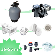 Kit d'équipement pour piscine rectangulaire